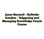 Jason Barnard – Kalicube Academ – Triggering and Managing Knowledge Panels Course