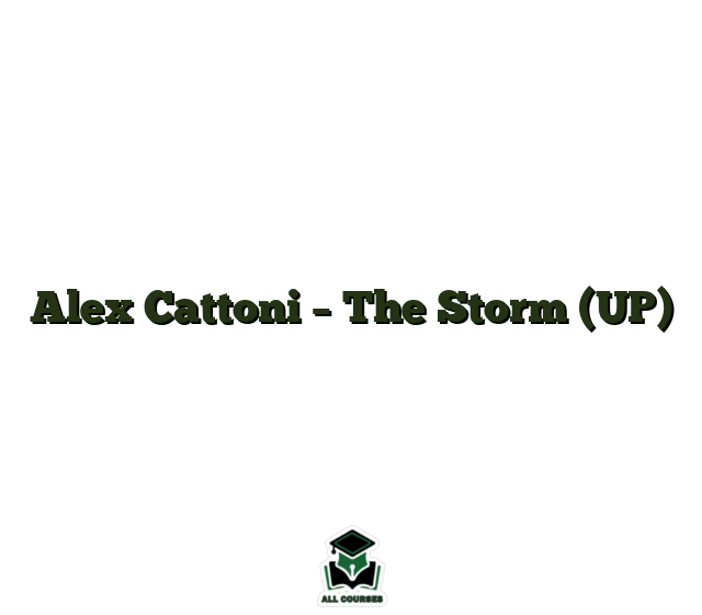 Alex Cattoni – The Storm (UP)