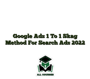 Google Ads 1 To 1 Skag Method For Search Ads 2022